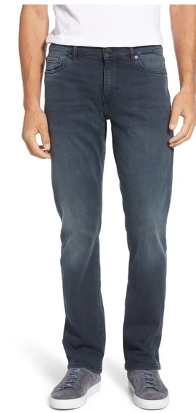 DL 1961 Russell Slim Straight Jeans, Fuel, Dark Wash, Men's 38x30, NWT